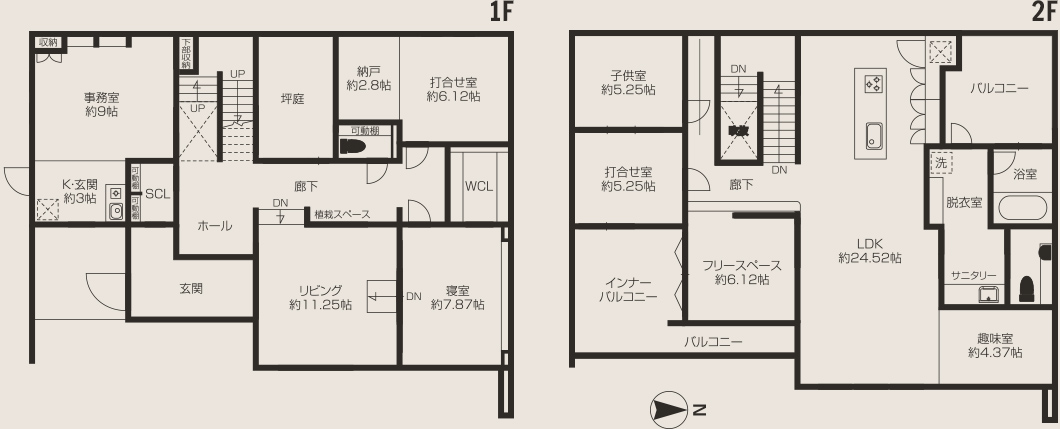 泉大津展示場 間取り図