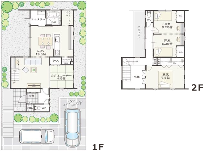 SweetNaturalスウィートナチュラル間取り図