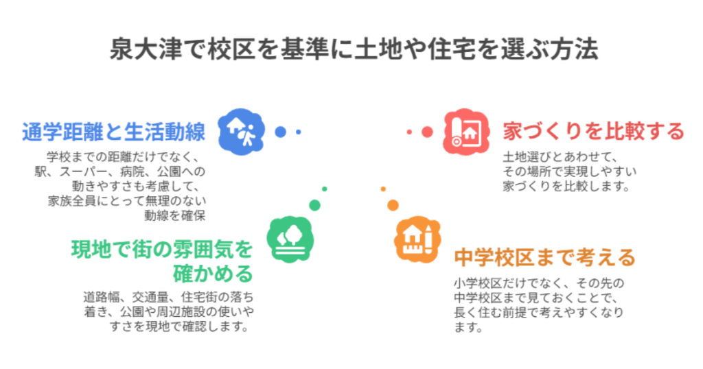 泉大津で校区を基準に土地や住宅を選ぶ方法