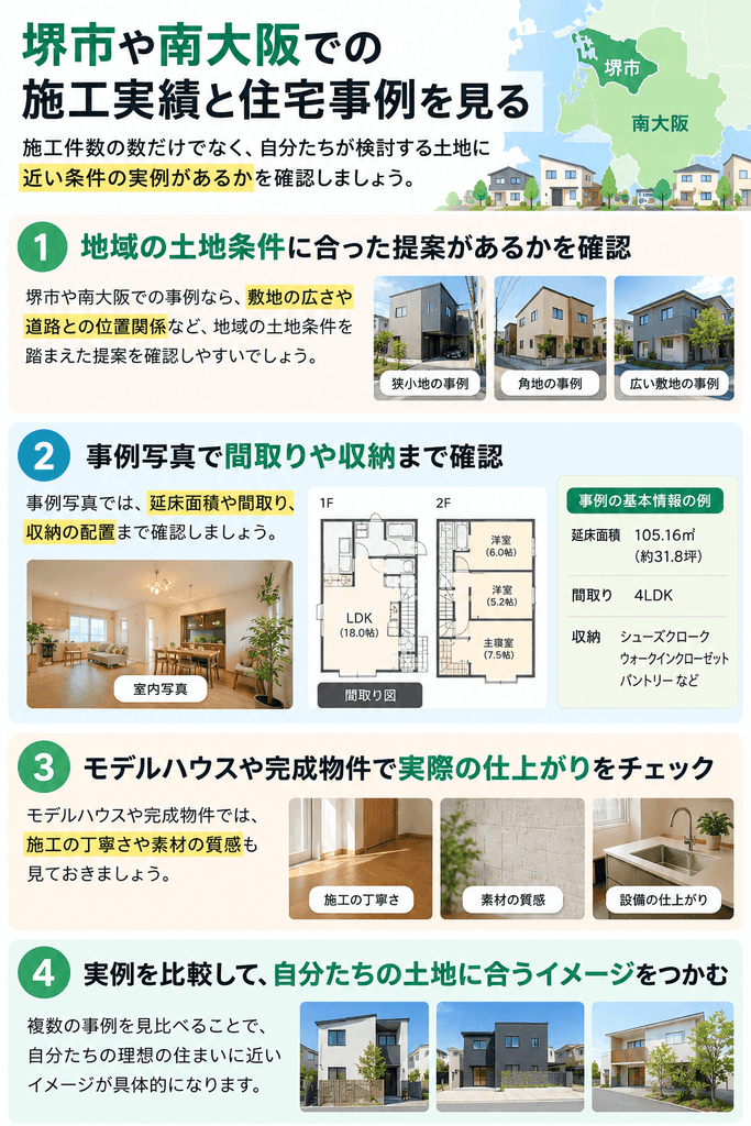 堺市や南大阪での施工実績と住宅事例を見る際のポイント