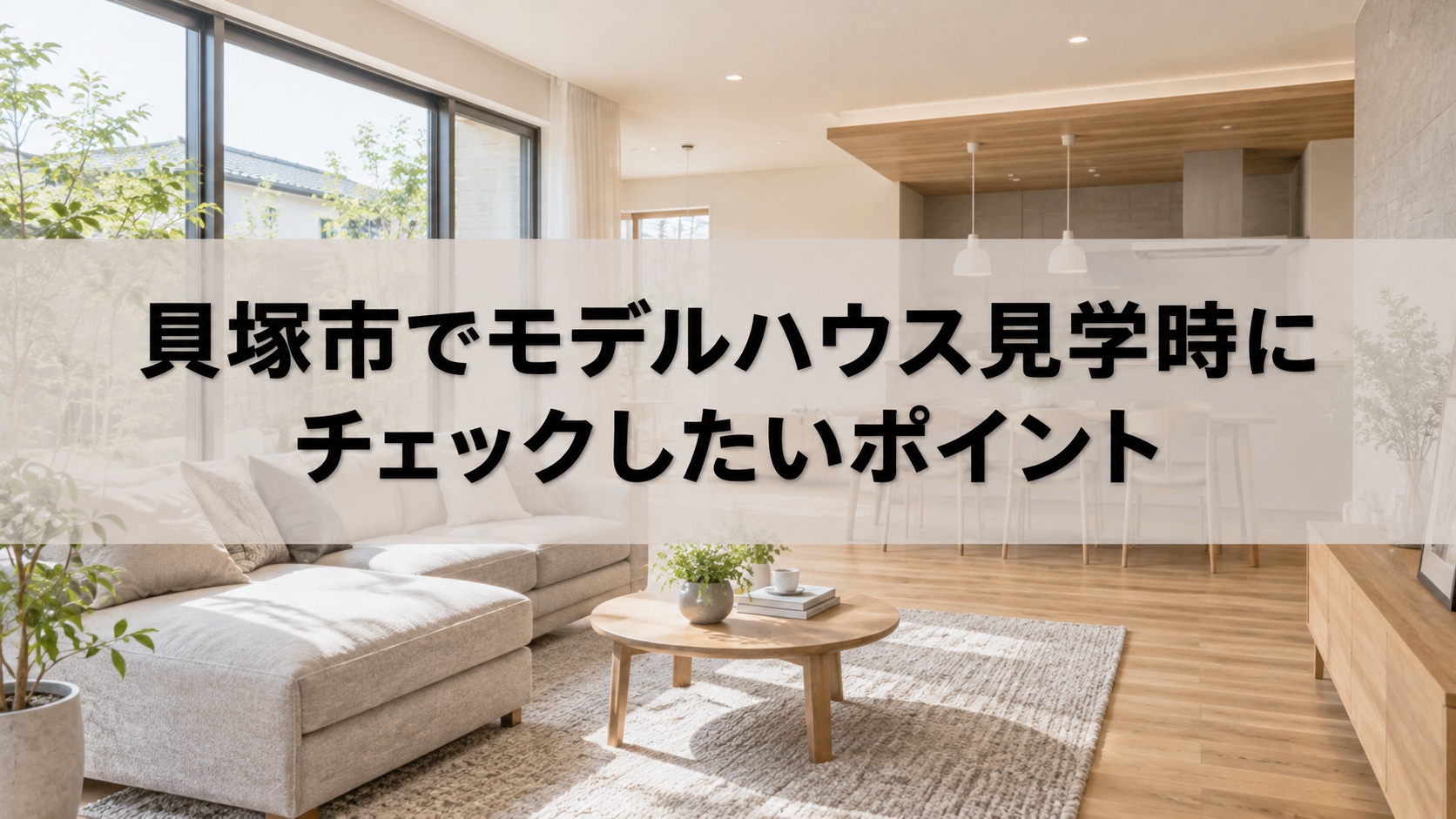 貝塚市でモデルハウス見学時にチェックしたいポイント(イメージ)