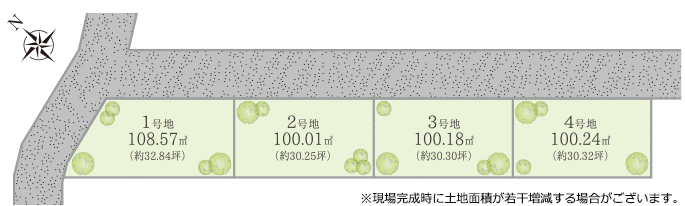 プレミアタウン千原町　区画図