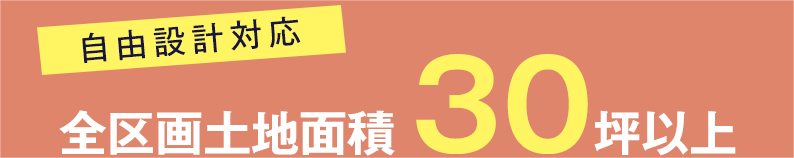 土地面積30坪以上