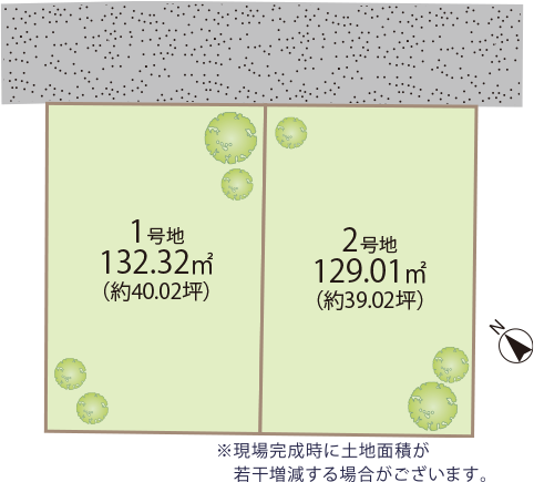 泉大津市　下条町　区画図