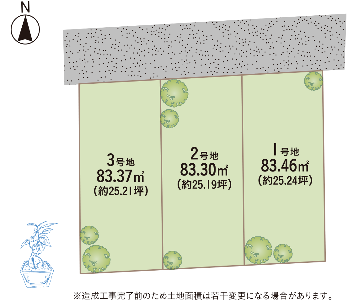 プレミアタウン中百舌鳥　区画図