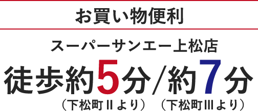 通勤通学便利　JR阪和線「下松駅」まで　徒歩約6分（下松Ⅱより）/約8分（下松Ⅲより）